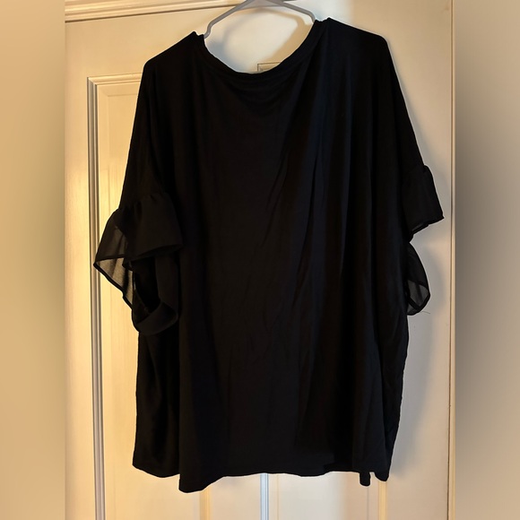 Calvin Klein ruffle sleeve blouse - Picture 2 of 3